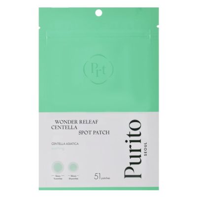 Патчі проти прищів з екстрактом центелли Purito Seoul Wonder Releaf Centella Spot Patch 51 patches