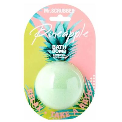 Бомбочка для ванни Mr.Scrubber Pineapple 200 г Бомбочка для ванни Mr.Scrubber Pineapple 200 г