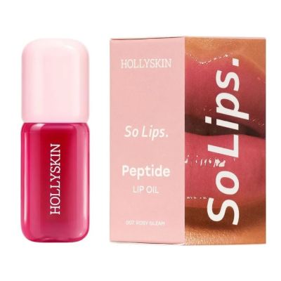 Зволожувальна олія для губ Hollyskin So Lips. Peptide Lip Oil 007. Rosy Gleam 4 мл
