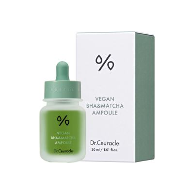 Ампульна сироватка з BHA кислотою та екстрактом чаю матча Dr.Ceuracle Vegan BHA&Matcha 30 мл