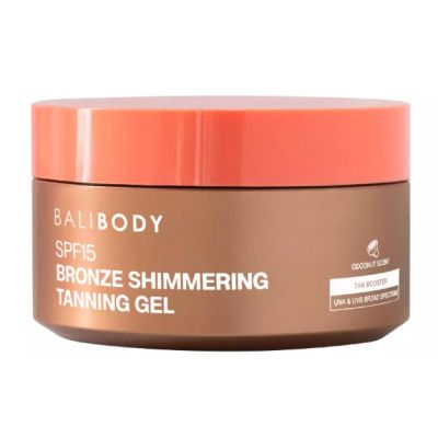 Гель для засмаги з шимером Bali Body Shimmering Tanning Gel SPF15 150 мл Гель для засмаги з шимером Bali Body Shimmering Tanning Gel SPF15 150 мл