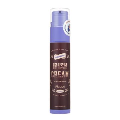 Зубна паста Solident Irish Cream з фтором 1450 ppm, 60 ml Зубна паста Solident Irish Cream з фтором 1450 ppm, 60 ml