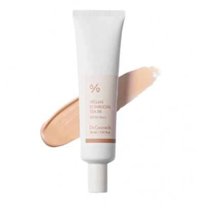 Веганський тональний ВВ-крем з екстрактом комбучі Dr.Ceuracle  Vegan Kombucha Tea BB Cream SPF 30/PA++ 30 мл