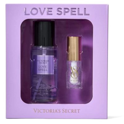 Подарунковий набір Victoria's Secret The Mist&Kiss Two-Piece Gift Set Love Spell 75 мл + 3,2 г
