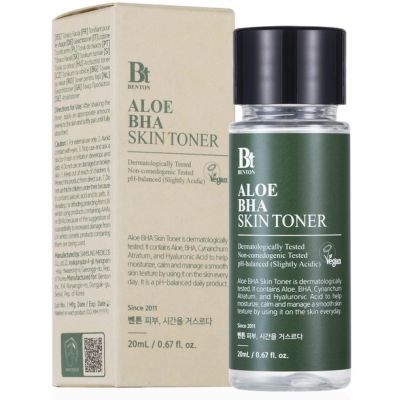 Тонер алое з саліциловою кислотою Benton Aloe BHA Skin Toner 20 мл