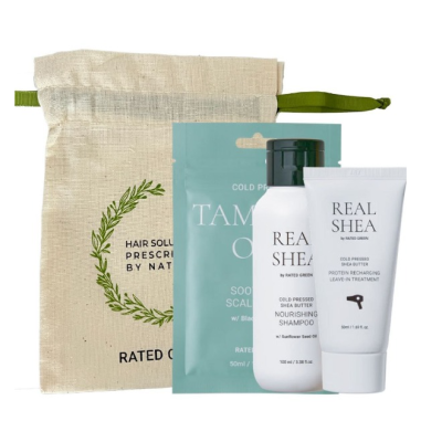 Набір мініатюр з шампунем Rated Green Real Shea 100 мл