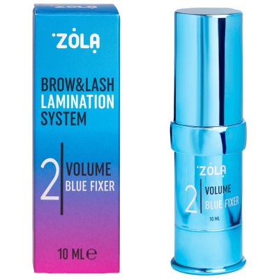 Склад для ламінування ZOLA Color Lab 02 Volume Blue Fixer синій 10 мл Склад для ламінування ZOLA Color Lab 02 Volume Blue Fixer синій 10 мл