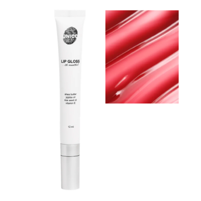 Блиск для губ з ментолом UNICO AMOUR Lip Gloss 10 мл червоний Блиск для губ з ментолом UNICO AMOUR Lip Gloss 10 мл червоний