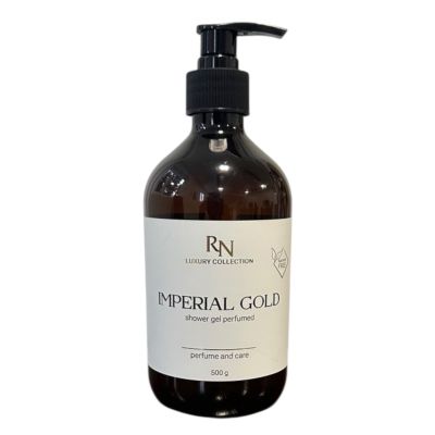 Гель для душу парфумований ТМ RoNi "Luxury Collection Imperial Gold" 500 г Гель для душу парфумований ТМ RoNi "Luxury Collection Imperial Gold" 500 г