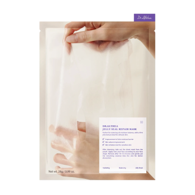Відновлювальна тканинна маска з гіалуроновою кислотою Dr. Althea Jelly Seal Repair Mask, 28 г Відновлювальна тканинна маска з гіалуроновою кислотою Dr. Althea Jelly Seal Repair Mask, 28 г