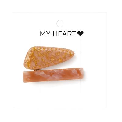 Набір заколок для волосся "Рожевий промінь" MY HEART - Pink Ray Набір заколок для волосся "Рожевий промінь" MY HEART - Pink Ray