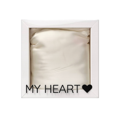 Шовковий тюрбан "Молочний шепіт" MY HEART - Ivory Whisper
