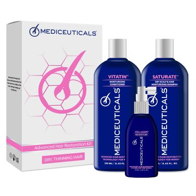 Набір Mediceuticals Hair Restoration Kit для стимулювання росту волосся  250 мл+250 мл+ 125 мл
