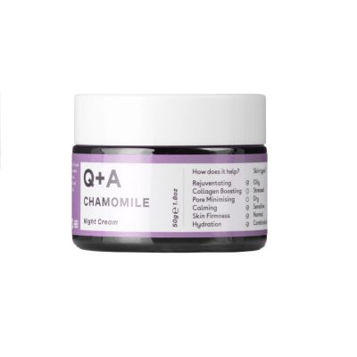 Нічний крем для обличчя Q+A Chamomile Calming Night Cream