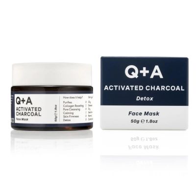 Детокс маска для обличчя Q+A Activated Charcoal 50 мл