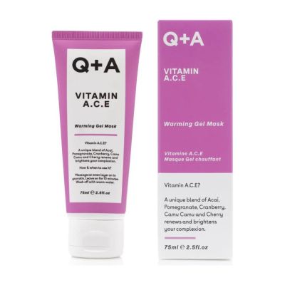 Маска для обличчя Q+A Vitamin A.C.E. Warming Gel Mask мультивітамінна 75 мл