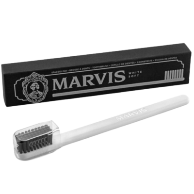 Зубна щітка Marvis White м'яка16 см