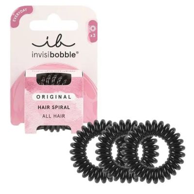 Резинка-браслет для волосся Invisibobble ORIGINAL True Black Резинка-браслет для волосся Invisibobble ORIGINAL True Black
