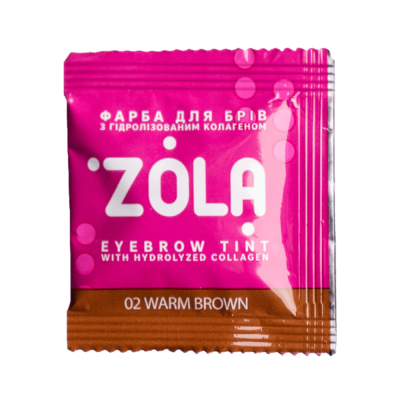Фарба для брів з колагеном ZOLA Eyebrow Tint With Collagen 02 Warm Brown 5 мл тепло-коричнева Фарба для брів з колагеном ZOLA Eyebrow Tint With Collagen 02 Warm Brown 5 мл тепло-коричнева