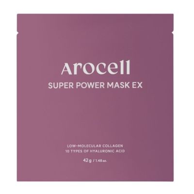 Гідрогелева маска з колагеном та 10 видами гіалуронової кислоти Arocell Super Power Mask EX, 42 g Гідрогелева маска з колагеном та 10 видами гіалуронової кислоти Arocell Super Power Mask EX, 42 g