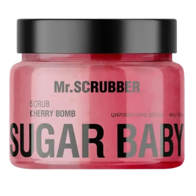 Цукровий скраб для тіла Mr.Scrubber Sugar Baby Cherry Bomb 450 г
