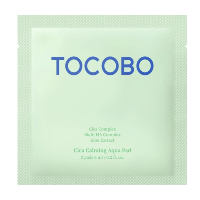 Заспокійливі тонер-педи з центелою TOCOBО CICA CALMING AQUA PAD, 2 шт Заспокійливі тонер-педи з центелою TOCOBО CICA CALMING AQUA PAD, 2 шт