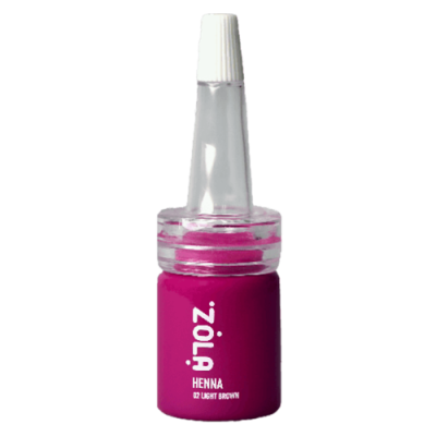 Хна професійна для брів ZOLA 02 LIGHT BROWN 5 г світло-коричнева