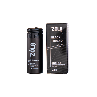 Нитка для розмітки брів ZOLA 30 м чорна