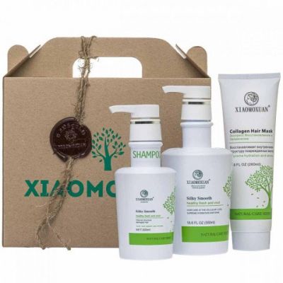 Подарунковий набір для волосся Xiaomoxuan №2 Silky Smooth Shampoo + Collagen Hair Mask + догляд Silky Smooth Подарунковий набір для волосся Xiaomoxuan №2 Silky Smooth Shampoo + Collagen Hair Mask + догляд Silky Smooth