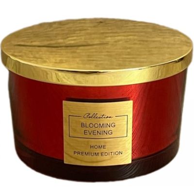 Свічка ароматизована Aromatherapy Blooming Evening червона