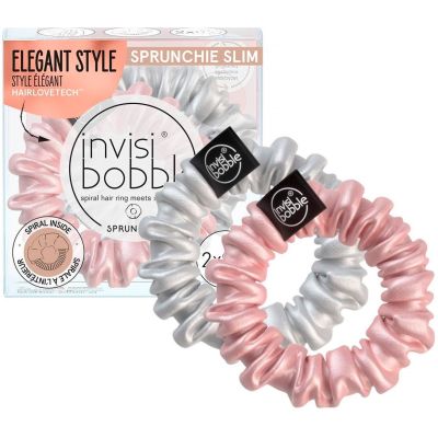 Резинка-браслет для волосся invisibobble SPRUNCHIE SLIM Bella Chrome Резинка-браслет для волосся invisibobble SPRUNCHIE SLIM Bella Chrome