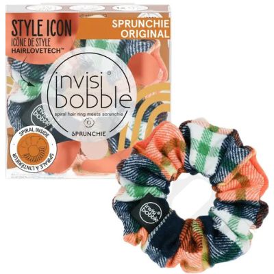 Резинка-браслет для волосся invisibobble SPRUNCHIE Fall in Love Channel the Flannel