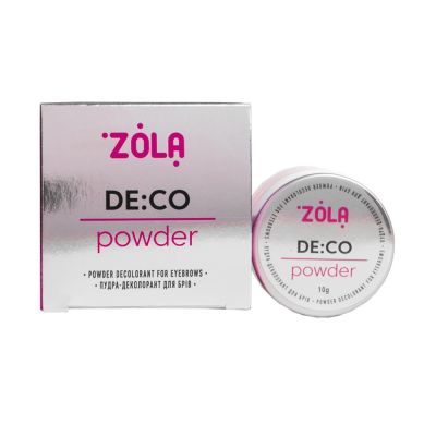 Пудра-деколорант для брів ZOLA DE:CO Powder Білий 10 г Пудра-деколорант для брів ZOLA DE:CO Powder Білий 10 г