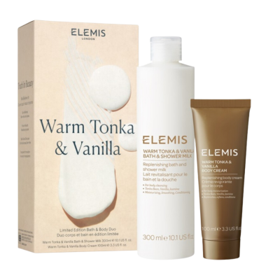 Набір Дует для тіла Warm Tonka & Vanilla ELEMIS 300 мл + 100 мл