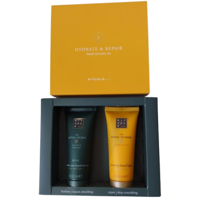 Набір по догляду за руками Rituals Hydrate & Repair Hand Recovery Set 2х40 мл Набір по догляду за руками Rituals Hydrate & Repair Hand Recovery Set 2х40 мл