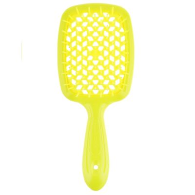 Щітка для волосся Janeke Superbrush  20 см x 8 см Лимонна