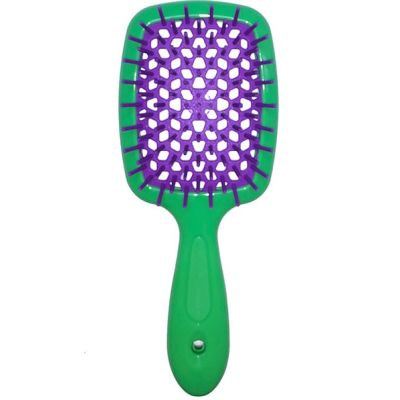 Щітка для волосся Janeke Superbrush small 17,5 см*7 см Зелена з фуксією