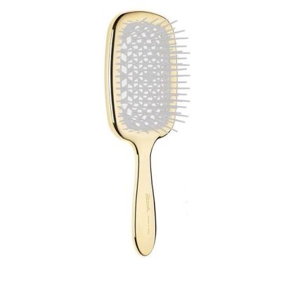 Щітка для волосся Janeke Luxe Superbrush  20 см x 8 см Золото з білим