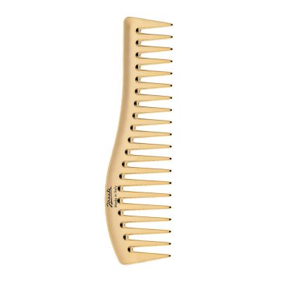 Гребінець  для волосся антистатичний Janeke Gold Wavy Comb Золотий