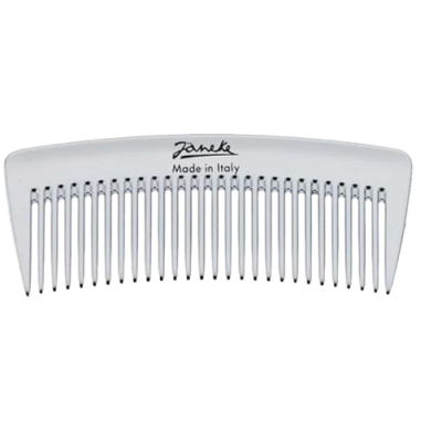 Гребінець для волосся Бальман Janeke Pocket Comb  12 см x 4,5 см Срібний