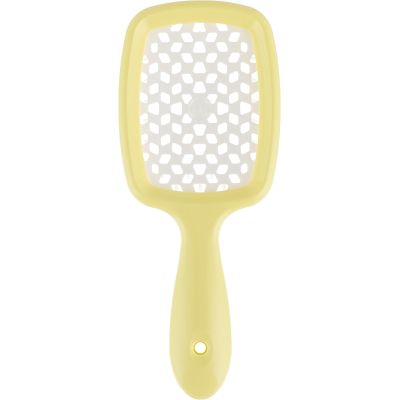 Щітка для волосся Janeke Superbrush 20 см*8 см Нюдовий жовтий з білим
