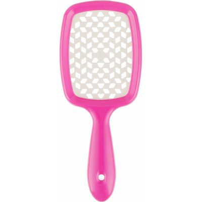 Щітка для волосся Janeke Superbrush  20 см*8 см Рожева з білим