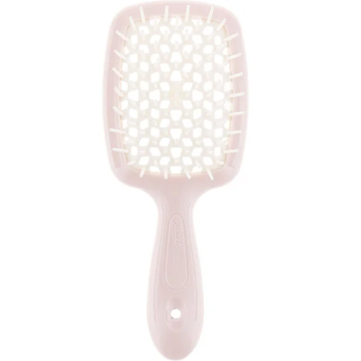 Щітка для волосся Janeke Superbrush Small  17,5 см x 7 см Пудрова з білим