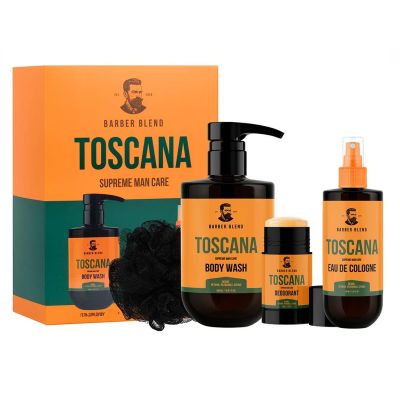 Подарунковий набір для чоловіків BARBER BLEND Toscana Подарунковий набір для чоловіків BARBER BLEND Toscana