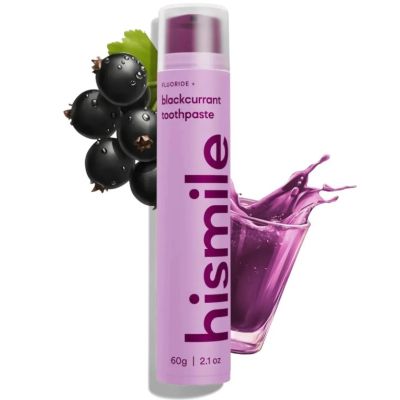 Зубна паста зі смаком чорної смородини Hismile Blackcurrant Toothpaste 60g Зубна паста зі смаком чорної смородини Hismile Blackcurrant Toothpaste 60g