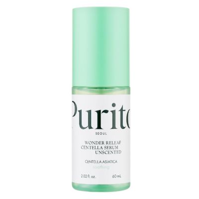 Заспокійлива сироватка з центеллою без ефірних олій Purito SEOUL Wonder Releaf Centella Serum Unscented 60 ml