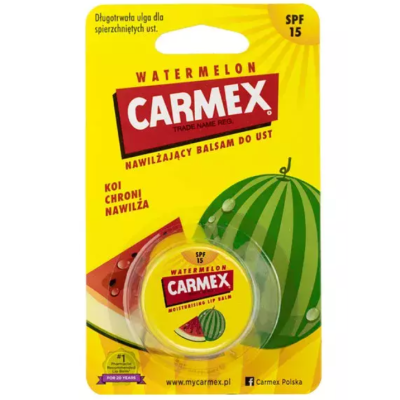 (Уцінка) Бальзам для губ Carmex зі смаком кавуна банка 7,5 г (Уцінка) Бальзам для губ Carmex зі смаком кавуна банка 7,5 г