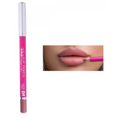 Олівець для губ ZOLA Lip Pencil 01 Nude Pink нюдово-рожевий Олівець для губ ZOLA Lip Pencil 01 Nude Pink нюдово-рожевий