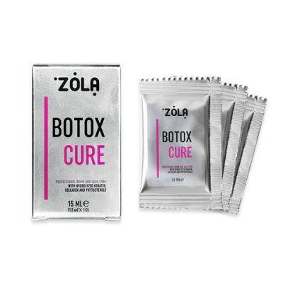 Ботокс для брів і вій ZOLA Botox Cure 1,5 мл х 10 шт.