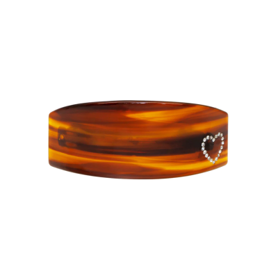 Заколка для волосся Emi Jay Tortoise Heart 8,5 см Заколка для волосся Emi Jay Tortoise Heart 8,5 см